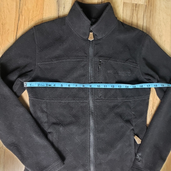 MOUNTAIN HORSE Fleece Quilted Black Zip Up Jacket "Crystal" Size Small - Picture 11 of 16